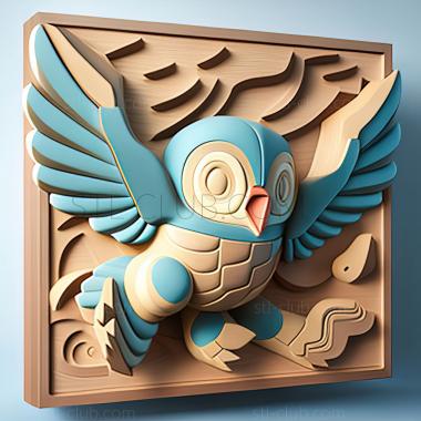 3D model Piplup Up and Away Pochama Goes Astray (STL)